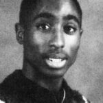 A high school picture of Tupac