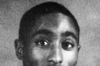 A high school picture of Tupac